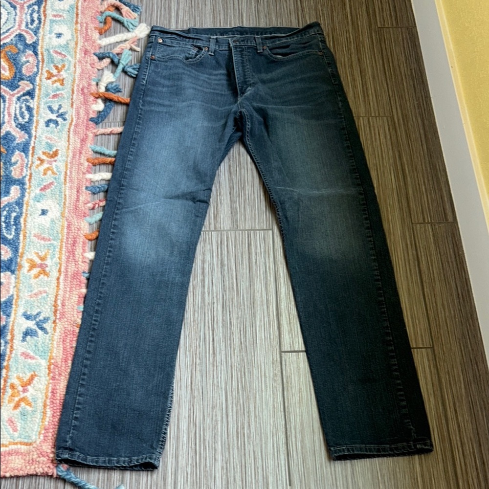 Levi's Dark Blue Straight Men’s Jeans 505 34X34